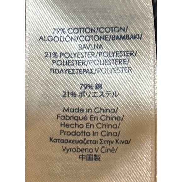 Chaps Brand Striped Purple Sweater 3/4 Sleeves Cotton Blend Women's Size Large - Picture 10 of 11